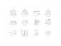 Default page icons page office line illustration icon funny emotion default blank 404