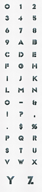 创意个性英文字母数字艺术字PNG素材