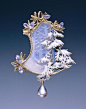 Another Winter pendant by Lalique. This one is my favorite piece of jewelry by Rene lalique.