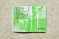 award book Catalogue design fluo naba neon pantone print typography  