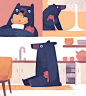 Bear's Scare (Bloomsbury) on Behance
