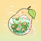Last one of the glass fruit series is a pear 

I wanted to draw a kiwi but the shape isn't as interesting so i opted for a pear instead 

✨Coming soon next update:✨
- transparent stickers
- washi tape
- season series washi tape

Please look forward to it 