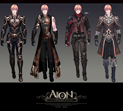 小K-ART采集到【游戏参考】AION-角色服装设计