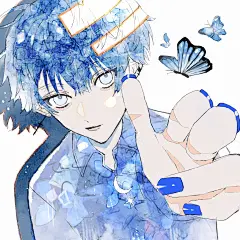 插画图集二次元薄涂人物男 (1)