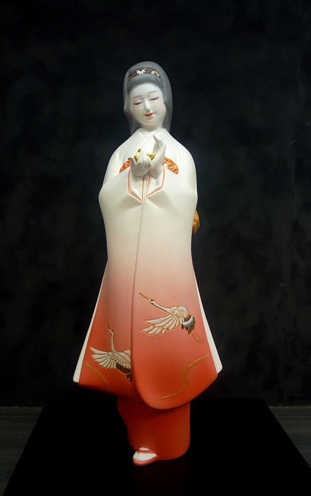 伝統工芸品　博多人形　博多の女　美人物　美人画 伝統工芸品 博多人形 博多の女 美人物 美人画 - メルカリ