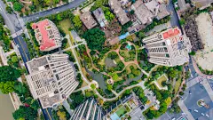 福建福州城市楼房建筑风光图