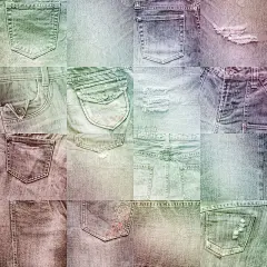 牛仔裤,背景,抽象拼贴画,个人随身用品,合成图像,美,贺卡,艺术,纺织品,朋克