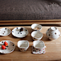 INCAFE |森女日式可爱碗 小碗碟们 水玉的一家子 冰激凌碗 日单