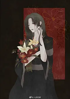 捧花
画的是小渡@就叫我小救星小渡吧

插画超话 ​​​​