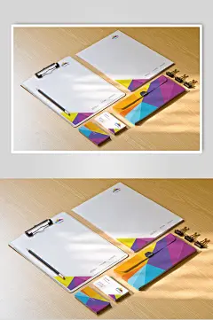 办公信封名片效果图样机