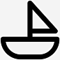游艇夏季大胆的线条图标图标_88ICON https://88icon.com 游艇 夏季大胆的线条图标