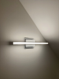 turned-on fluorescent lamp