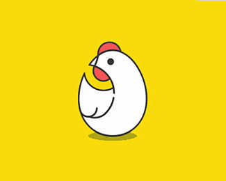以鸡蛋为元素的logo设计大集合_LOG...