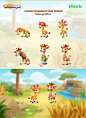 Little animal characters for Wildscapes (Playrix)