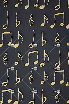 音乐 笔记 沉默的 音乐家 艺术 使成为 呈现 辛烷值 破碎的