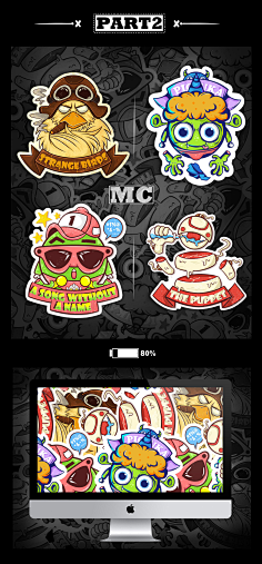 卡通人物-花瓣网|陪你做生活的设计师 | 插画师作品_涂鸦王国gracg.