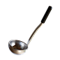 三维渲染不锈钢烹饪炊具 PNG免抠图 Ladle