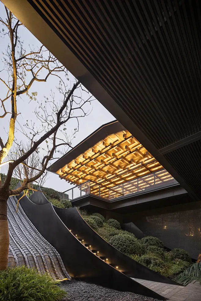 安瀾府，紹興湖心島居大宅 ｜矩阵纵横-设计案例-建E室内设计网-花瓣网