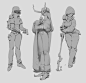 哈萨克斯坦插画师<a class="text-meta meta-tag" href="/search/?q=Nurzhan Bekkaliyev">#Nurzhan Bekkaliyev#</a>果然鲜明的个人风格需要扎实的基础来支撑~