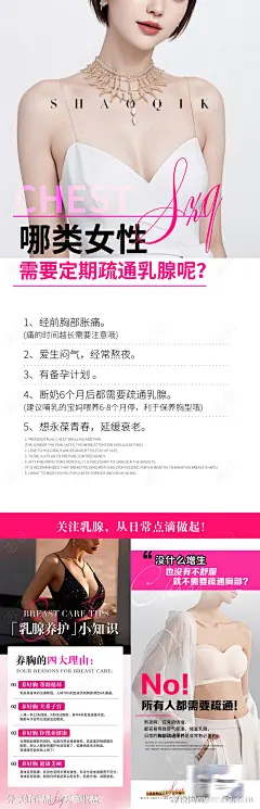 胸部乳腺科普海报-源文件-志设网-zs9.com
