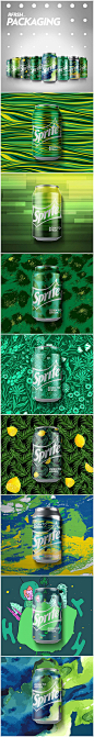 SPRITE - RFRSH PACKING 饮品设计 包装设计 创意设计