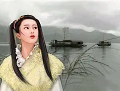梦幻唯美的中国古典美女插画 #采集大赛#