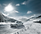 Mercedes-Benz Snow Monster : The Mercedes-Benz 4MATIC print campaign presents vehicles in snowy landscapes. In order to provide a highly emotional demonstration of the superiority of the 4MATIC drive in snow and ice, the VFX artists from Mackevision creat