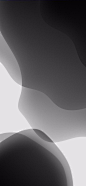 iOS13内置壁纸 流动 曲线 线条 灰色