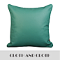 MEIGO布艺 现代样板间绿色皮革靠包靠垫靠枕靠背沙发方靠抱枕腰靠-淘宝网