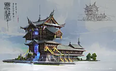 洛克猴   概念设计   中国风  游戏场景