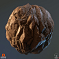 Rhyolite Rock Study, Daniel Thiger : Personal project, material study of Rhyolite rock. 100% Substance Designer, rendered in Marmoset.