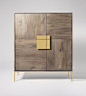Banner Mango Wood & Brass Cabinet | Swoon Editions