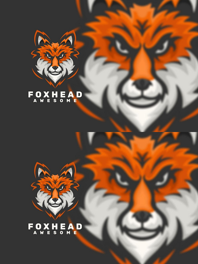 狐狸 标志 设计素材
