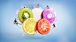 Fruit Olympic rings : it's about 2016 olympic games campaign,we want to create health icon,we made the health icon by 5 5 kinds of fruits and vegetables。