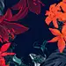 Casablanca - Illustration for Activewear : A Dark jungle print floral illustration for fashion textiles