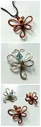Simple Wire Dragonfly Pendant <a class="pintag" href="/explore/jewelry/" title="#jewelry explore Pinterest">#jewelry</a> <a class="pintag searchlink" data-query="%23necklace" data-type="