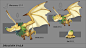 Some fruit dragon design of 《Dragon Pails》, kangyang wu : Some  desin of the game 《Dragon Pails》
