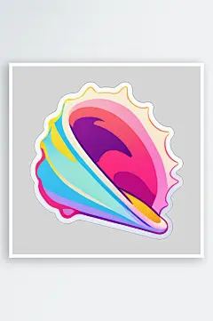 海螺贴图插画的神秘与魅力展现-众图网