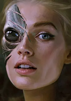 Aykut Aydoğdu 超写实绘画作品【dreamer】 - 插画艺术 - CNU视觉联盟