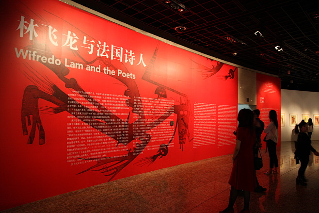 中华世纪坛艺术馆法国文化月林飞龙展览