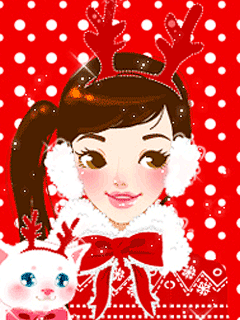 最新圣诞节动态可爱壁纸4