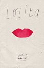 Design / Nabakov. Lolita. Book cover design. #采集大赛#