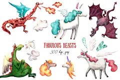 插画 | 高品质中世纪欧洲国王宫廷建筑花卉植物动物手绘水彩图像集 – 云瑞设计