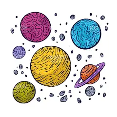 星球背景  - 源文件下载【酷图网】星球背景,星空背景,星球,行星,银河系,太空,卡通,宇宙星球,天体,恒星,矮行星,太阳系,