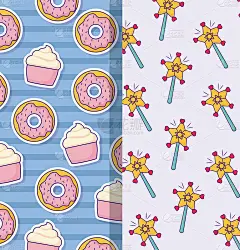 五彩缤纷的图案设计