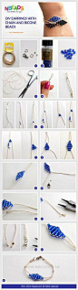 DIY Bead Bracelet with Cord