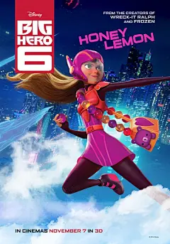 超能陆战队  Big Hero  角色海报 美国