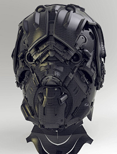 机器人头机械头部结构