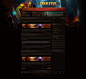 Trekster - World of Warcraft TBC Web Design by Evil-S