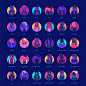 30 Nightlife Avatar Icon : Avatar icon collection in a nightlife of many people.